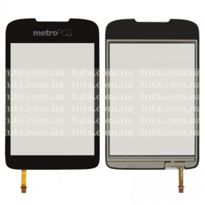 Сенсорный экран (тачскрин) для Huawei M735 MetroPCS, черный